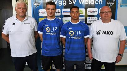 Bild: Nachtigall/exb
Stefan Pühler (links) und Tobias Gerber gehören jetzt zum Bayernligakader.