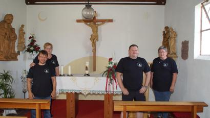 Bild: mmj
Karl-Heinz Schröpfer, seine Frau Martina sowie deren Geschwister Norbert und Petra Vogl (von links) zählen mit zu den Hauptakteuren im Heimatverein St. Anna Waier-Schwarzach.