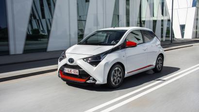 Bild: Sebastien Mauroy/dpa
Flotter Flitzer: Ganz kleine Fahrzeuge wie auch der Aygo von Toyota kommen ganz oft als Stadtautos zum Einsatz.