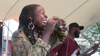 Bild: Kunz
Das Lächeln einer Sommernacht: Jaqueline Nakiri Nalubale.