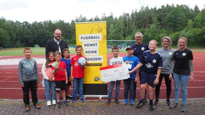 Bild: krb
Spendenübergabe