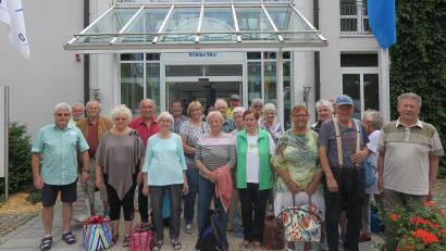 Bild: jzk
„Schön war`s im Sibyllenbad“, war der einhellige Tenor der Senioren nach dem Aufenthalt in der Badelandschaft.