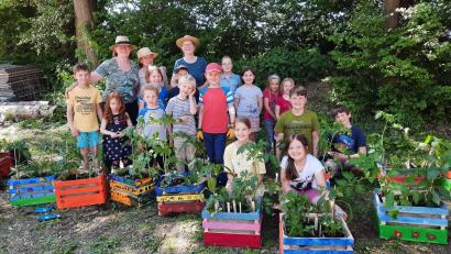 Bild: Gerda Eiber
Reiche Ernte für den Gartler-Nachwuchs des Obst- und Gartenbauvereins Raigering/Aschach