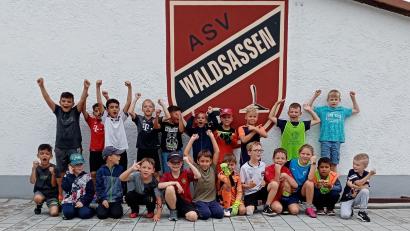 Bild: kro
25 Kinder nahmen am Schnuppertraining des ASV Waldsassen teil.