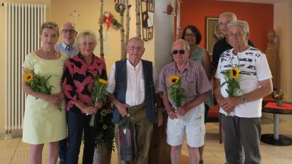 Bild: Clementine von Wallmenich-Haus/exb
Der neue Heimbeirat des Clementine-von-Wallmenich-Hauses (von links): Elfriede Hellbach, Thomas Göldner, Mariella Kroher, Dieter Amann, Erich Ziegler, Andrea Auers, Karl Amann und Karl-Heinz Stumpf.
