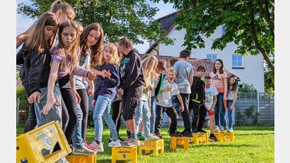 Bild: ads
Viel Spaß hatten die Kinder bei den Spielen