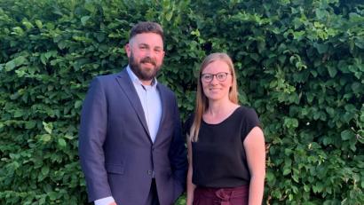 Bild: Christina Schmid/exb
Sebastian Dippold und Nicole Bäumler sollen für die SPD auf Landes- und Bezirksebene Mandate erobern.