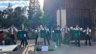 Bild: exb
Beim Bläsertreffen der Jägerkameradschaft Auerbach wurde eine lange jagdliche Tradition gepflegt.