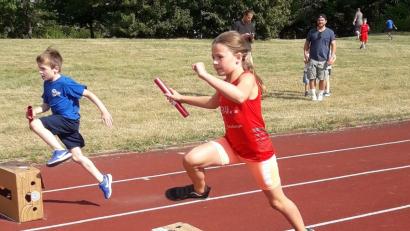 Bild: DJK Weiden
Erstmals fand die Wettkampfserie Kinder-Leichtathletik in Weiden statt.