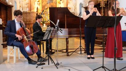 Bild: do
Das Barockensemble La Prosperina begeistert in der Klosterkirche Speinshart mit internationaler Musikgeschichte.