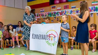 Bild: Lukas Frey/exb
Ein neuer Name macht die schulvorbereitende Einrichtung viel bunter: Die frühere "SVE/HPT Weiden" heißt jetzt "Kinderhaus Bunte Welt".