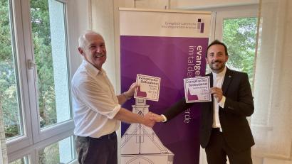 Bild: wku
Pfarrer Heinrich Arweck (links) und Pfarrer Stefan Fischer freuen sich auf die enge Zusammenarbeit.