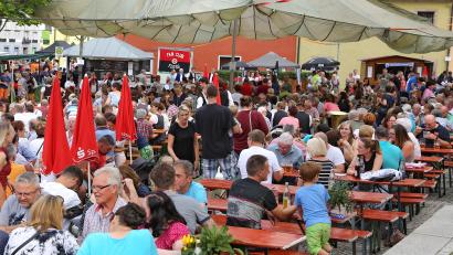 Archivbild: le
Nach zwei Jahren Pause feiern die Flosser am Samstag, 30. Juli, wieder ihr Bürgerfest.