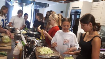 Bild: Birgit Meier/exb
Kochen im "Grünen Gut"