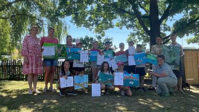 Bild: Sandra Roidl/exb
Die erfolgreichen Schüler der Grundschule Guteneck.