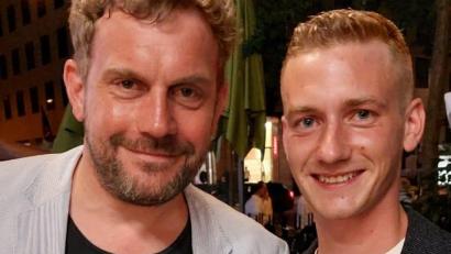 Bild: ca
Der echte und der falsche Eberhofer: Schauspieler Sebastian Bezzel und Markus Schmid.