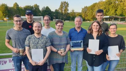 Bild: Buchner/exb
Die Geehrten der Tischtennisabteilung des TSV Detag Wernberg.