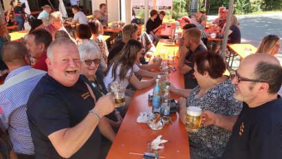 Bild: Kunz
Die Freiwillige Feuerwehr von Frauenricht weiß Fest zu feiern.