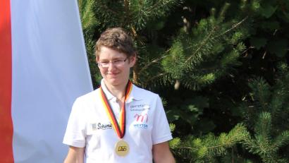 Bild: dl
Kerstin Schmidt gewinnt bei der "Deutschen" im Sommerbiathlon zwei Goldmedaillen.