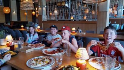 Bild: rpp
Die Pizzeria fanden die Kinder einfach toll.