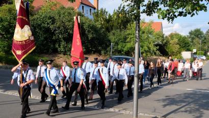 Bild: do
Das Vorbacher Annafest beginnt mit einem Kirchenzug