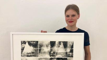 Bild: Luftmuseum/exb
Miriam Hilker mit einer „neuen Landschaft“.