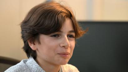 Bild: Roberto Pfeil/dpa
Der höchstbegabte Ruben Charara hat schon mit zwölf Jahren das Abitur in der Tasche.