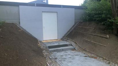 Bild: wro
Bis auf wenige Restarbeiten gilt die Maßnahme "Fluchtweg Mehrzweckhalle" als abgeschlossen.