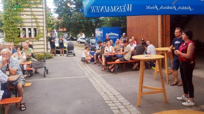 Bild: ld
Sie haben alle bei der Sommerlounge mit angepackt, nun gab es zum Dank ein Helfertreffen.