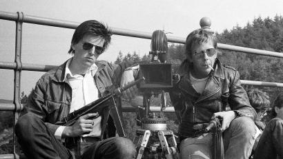 Bild: Michel Zens
Helge Weindler (rechts) und Michael Zens während Dreharbeiten in den 1970ern.