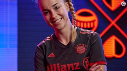 Bild: FC Bayern München
Mittelfeldspielerin Giulia Gwinn