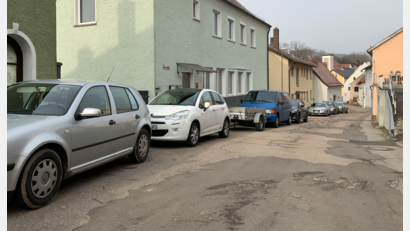 Bild: Büro UmbauStadt/exb
Die Sterzenbachgasse gehört zu den Bereichen, die in das neue Sanierungsgebiet in Nabburg einbezogen sind.
