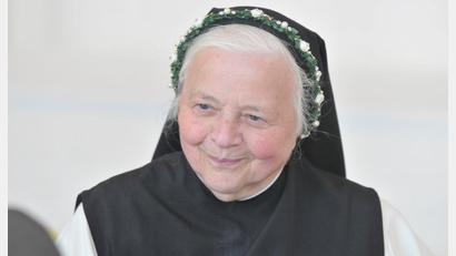 Archivbild: Hubert Ziegler/exb
Ihre Rubin-Profess feierte Sr. Theresia Weiß (im Bild bei der Diamant-Profess 2012). Seit 70 Jahren lebt sie im Kloster.