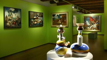 Bild: Wolfgang Steinbacher
Die Dauerausstellung „A Tribute to Michael Mathias Prechtl“ im Stadtmuseum Amberg bildet die Grundlage einer Workshop-Reihe für pflegende Angehörige und Personen aus Helferkreisen.