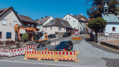Bild: sfo
Die Silberstraße ist bereits für den Verkehr gesperrt. Die Bauarbeiten starten Ende August.