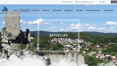 Screenshot: Homepage Gemeinde Flossenbürg
Einiges geht jetzt schon online über die Homepage der Gemeinde; künftig sollen deutlich mehr Dienstleistungen der Verwaltung über das Netz möglich sein.
