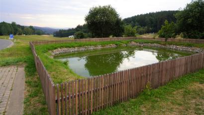 Bild: fvo
Der Löschweiher in Oberbernrieth führt – wie viele andere Gewässer im Moment – weniger Wasser als sonst. Unbrauchbar ist er für die Feuerwehr damit noch nicht – doch ganze ohne Weiher wie diesen stünden die Wehren vor Problemen.