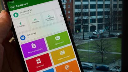 Bild: Laura Ludwig/dpa
Für Profis gemacht - praktisch für Laien: Die App «GdP» von der Gewerkschaft der Polizei.