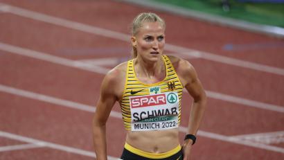Archivbild: Theo Kiefner
Corinna Schwab konnte wegen einer Verletzung nicht in der 4x400-Meter-Staffel der Frauen starten.