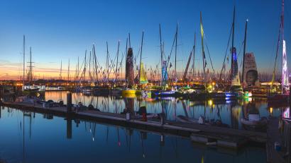 Bild: Jean-Marie Liot/Alea/Vendee Expansion/dpa
Die Vendée Globe hat Les Sables d'Olonne zu einem Pilgerort für Segelfans gemacht.