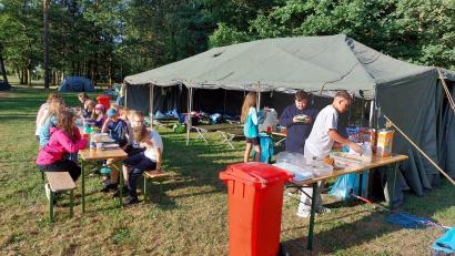 Bild: adj
Viel Spaß hatten die Ministranten im Zeltlager