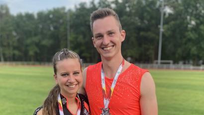 Bild: Schmid
Das Tanzpaar Antonia Schmid und Dominik Stubenvoll hat die Aufnahme in den Nationalkader geschafft.