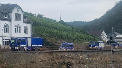 Archivbild: Thomas Schiller/exb
Das THW Weiden half unter anderem beim Hochwassereinsatz in Ahrweiler im Juli 2021. Nun sollen die Bundesmittel für den Katastrophenschutz deutlich gekürzt werden – obwohl die Aufgaben steigen.