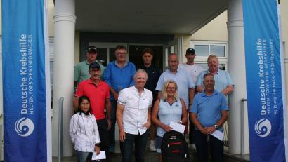 Bild: Deutsche Krebshilfe
Die Sieger beim Regionalfinale der Golf-Wettspiele zugunsten der Deutschen Krebshilfe im Golfclub Schwanhof.