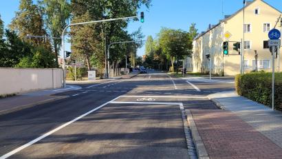 Bild: Stadt Weiden, Hubert Grillmeier/exb
Die Sperrung an der Kreuzung Leimberger Straße/Am Alten Dorf ist nun aufgehoben.