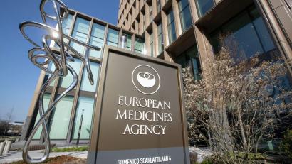 Bild: Peter Dejong/AP/dpa
Die Europäische Arzneimittelagentur (EMA) in Amsterdam.