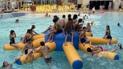 Bild: gi
Die Kinder vergnügen sich im Palm Beach.