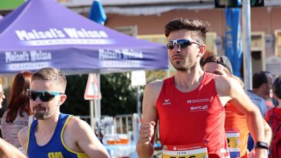 Bild: Kiefner
Christoph Sturm (links) lief als Zweiter hinter Simon Baumann (rechts) ins Ziel.