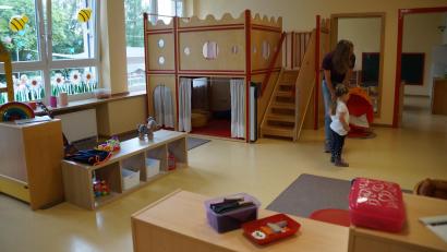 Bild: wel
Rund 1,6 Millionen Euro kostete der neue Kindergarten. Davon muss die Gemeinde Dieterskirchen 300 000 Euro zahlen.