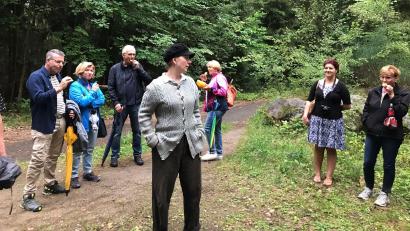 Bild: Fritz Falter/exb
Geschichte wird lebendig und greifbar: Für das kommende Jahr sind kleine Veränderungen an der beliebten Berggeistwanderung geplant